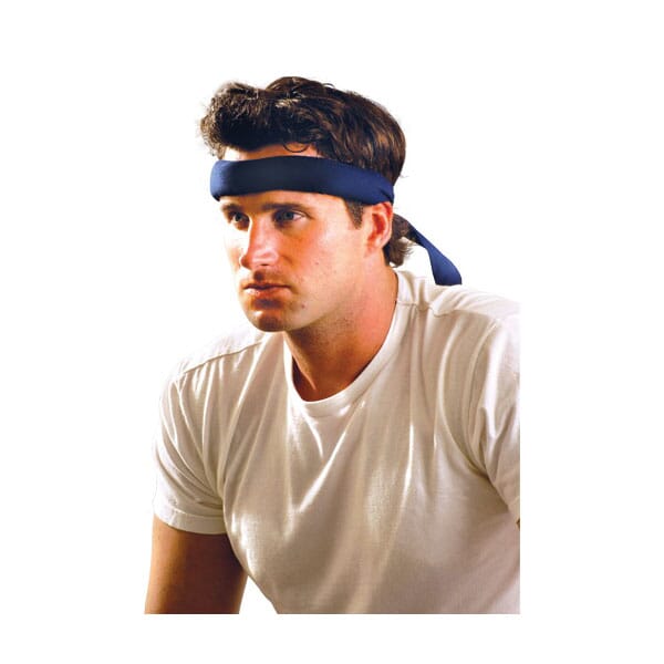 OccuNomix MiraCool® 954-018 Headband, Universal, Navy, Cotton, Tie Closure